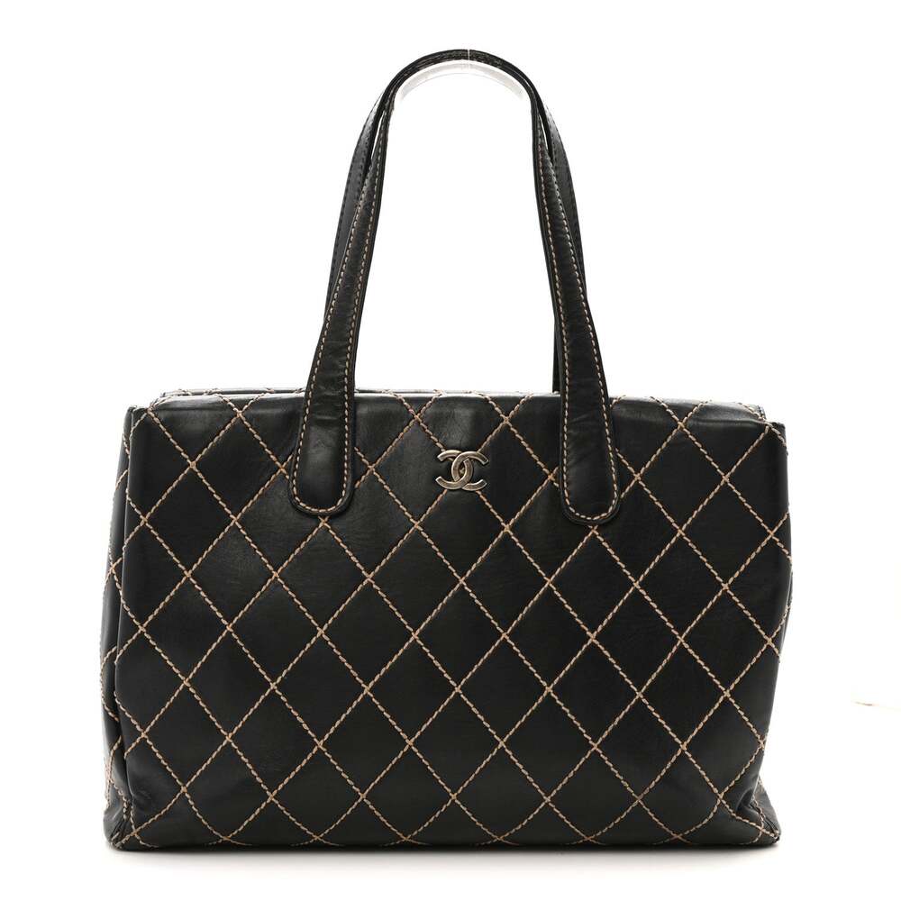 Chanel Calfskin Wild Stitch Large Tote #244568C15B